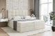 Höhe: 110 cm, Stoffbeschreibung: Polsterstoff Casablanca: „Pet-friendly“, leicht zu reinigen (CleanBOO+), wasserabweisend mit Lotuseffekt, scheuerfest (45.000 Martindale- Zyklen), Gewicht 310g/m2 ±5 %, Höhe des Kopfteils: 110 cm, Bezug: Samt, Farbe: Schwarz - Casablanca 2316, Zimmer: Schlafzimmer, Länge: 207 cm, Breite: 120 cm, Größe: 120x200 cm, Länge der Schlaffläche: 200 cm, Breite der Schlaffläche: 120 cm, Liegehöhe: 55 cm, Höhe der Matratze: 20 cm, Matratze: Bonellfederung, Farbe des Toppers: Weiß, Höhe des Toppers: 5 cm, Material des Toppers: Schaumstoff, Bettkasten: Ja, Anzahl der Bettkasten: 2, Höhe des Bettkastens: 30 cm, Material der Füße: Plastik, Höhe der Füße: 2 cm, Dicke des Kopfteils: 8 cm, Dicke des Fußteils: 7 cm, Gepolsterte Rückseite: Nein, Härtegrad der Matratze: H3, Material: Holz - 1