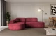 Bezug: Samt, Farbe: Bordeauxrot - Dream Velvet 202.11, Stellvariante: Ottomane Links, Stoffbeschreibung: Polsterstoff Dream Velvet: Wasserabweisender und leicht zu reinigender Möbelstoff, scheuerfest (30.000 Martindale-Zyklen) lichtecht (6) und pillingarm (4-5), aus 100 % PES, Gewicht 360 g/m2 ±5 %, Materialzusammensetzung: 100% Polyseter, Pilling Resistenz: 4-5, Abriebfestigkeit: 5, Scheuerbeständigkeit: 30000 Martindale-Zyklen, Ausstattung: Kissen, Zimmer: Wohnzimmer, Tiefe: 171 cm, Breite: 243 cm, Höhe: 83 cm, Anzahl der Sitzflächen: 3, Sitzfüllung: Wellenfeder + HR35 und T30-Schaum, Art der Rückenkissen: Rückenlehne - feste, Annzahl der Sitzkissen: 2, Anzahl der Zierkissen: 1, Breite der Armlehnen: 20 cm, Höhe der Armlehnen: 58 cm, Breite der Ottomane: 109 cm, Tiefe der Ottomane: 151 cm, Tiefe der Sitzfläche: 62 cm, Sitzhöhe: 47 cm, Schlaffunktion: Ohne Schlaffunktion, Länge der Schlaffläche: Nicht zutreffend, Breite der Schlaffläche: Nicht zutreffend, Liegehöhe: Nicht zutreffend - 1