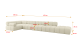 Ecksofa Felto-L3