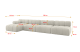Ecksofa Razon-L3
