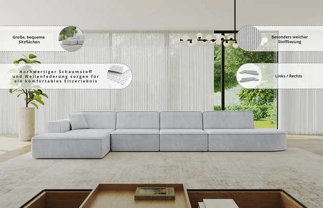 Ecksofa IREA-L3-v3 - 6