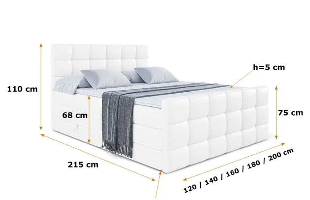 Boxspringbett BRUGO-Z KING - 6