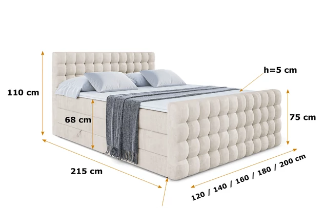 Boxspringbett VIONE-Z KING - 6
