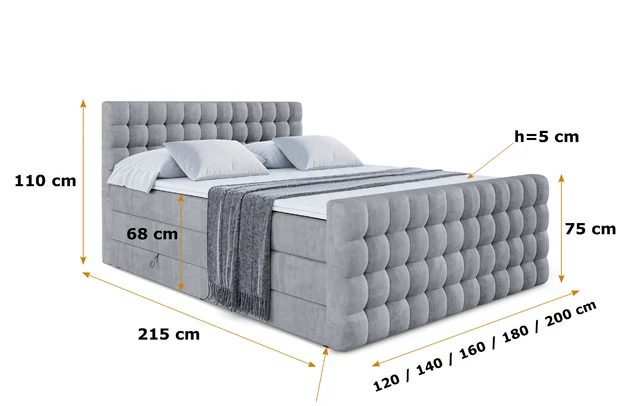 Boxspringbett VIONE-Z KING - 6