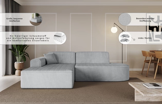 Ecksofa IREA-L1-v3 - 6