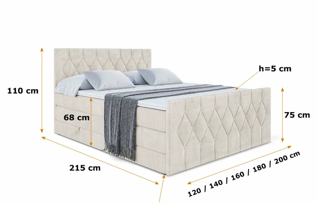 Boxspringbett VELANTO KING - 6