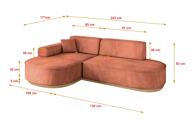 Ecksofa MARI-L1-v2 - 4