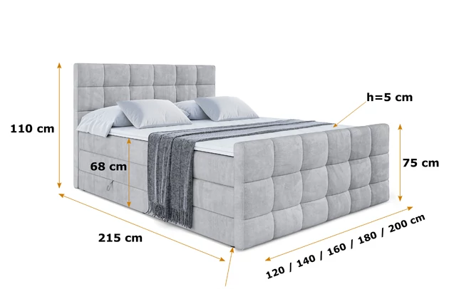 Boxspringbett APO-Z KING - 5
