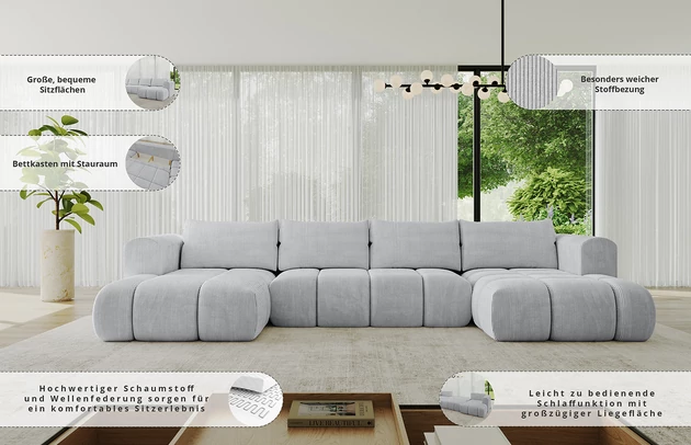 Wohnlandschaft CLOUD-U - 7