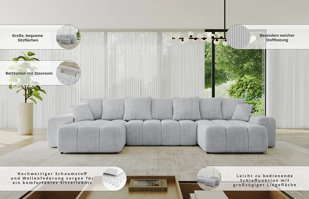 Wohnlandschaft ENIL-U - 8