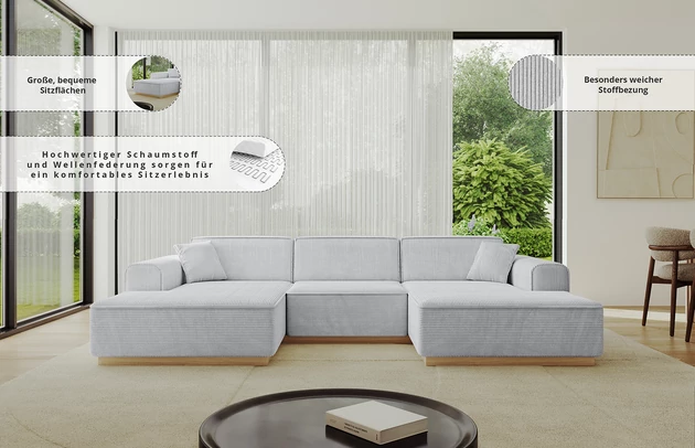 Wohnlandschaft IREA-U1-v2 - 6