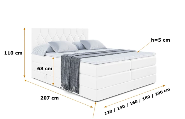 Boxspringbett VELANTO-BZ KING - 5
