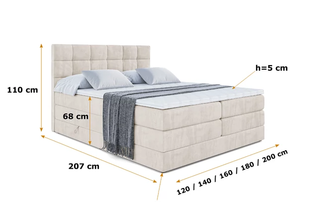 Boxspringbett APO KING - 4