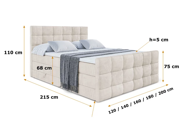 Boxspringbett APO-Z KING - 5