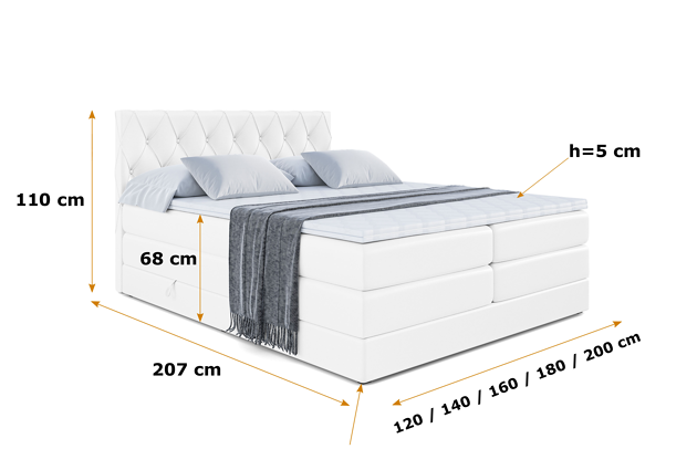 Boxspringbett AMAY-BZ KING - 5