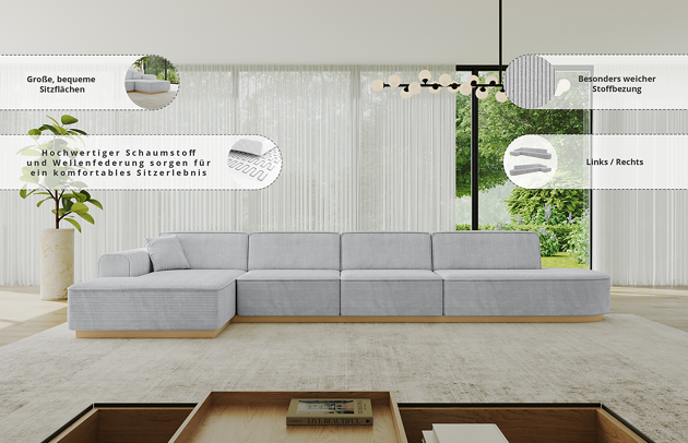 Ecksofa IREA-L3-v2 - 6