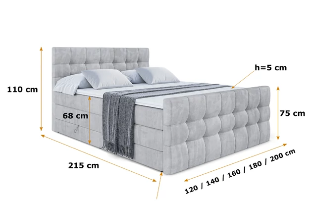 Boxspringbett BERO-Z KING - 6