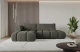 Bezug: Samt, Farbe: Schwarz - Dream Velvet 202.12, Stellvariante: Ottomane Links, Stoffbeschreibung: Polsterstoff Dream Velvet: Wasserabweisender und leicht zu reinigender Möbelstoff, scheuerfest (30.000 Martindale-Zyklen) lichtecht (6) und pillingarm (4-5), aus 100 % PES, Gewicht 360 g/m2 ±5 %, Materialzusammensetzung: 100% Polyseter, Pilling Resistenz: 4, Abriebfestigkeit: 5, Scheuerbeständigkeit: 100000 Martindale-Zyklen, Zimmer: Wohnzimmer, Tiefe: 185 cm, Breite: 185 cm, Höhe: 90 cm, Länge der Schlaffläche: 240 cm, Breite der Schlaffläche: 140 cm, Liegehöhe: 42 cm, Anzahl der Sitzflächen: 4, Sitzfüllung: Wellenfeder + HR35 und T30-Schaum, Anzahl der Rückenkissen: 2, Art der Rückenkissen: Rückenkissen, Annzahl der Sitzkissen: 2, Material der Füße: Kunststoff, Höhe der Füße: 1,5 cm, Tiefe der Armlehnen: 100 cm, Breite der Armlehnen: 22 cm, Höhe der Armlehnen: 63 cm, Breite der Ottomane: 120 cm, Tiefe der Ottomane: 150 cm, Tiefe der Sitzfläche: 70 cm, Sitzhöhe: 42 cm, Art des Stauraumes: Innenfach geschlossen, Ausstattung: Nicht zutreffend, Anzahl der Zierkissen: Nicht zutreffend, Schlaffunktion: Mit Schlaffunktion - 1