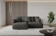 Bezug: Samt, Farbe: Schwarz - Dream Velvet 202.12, Stellvariante: Ottomane Links, Stoffbeschreibung: Polsterstoff Dream Velvet: Wasserabweisender und leicht zu reinigender Möbelstoff, scheuerfest (30.000 Martindale-Zyklen) lichtecht (6) und pillingarm (4-5), aus 100 % PES, Gewicht 360 g/m2 ±5 %, Materialzusammensetzung: 100% Polyseter, Pilling Resistenz: 4, Abriebfestigkeit: 4, Scheuerbeständigkeit: 100000 Martindale-Zyklen, Ausstattung: Kissen, Zimmer: Wohnzimmer, Tiefe: 177 cm, Breite: 216 cm, Höhe: 72 cm, Länge der Schlaffläche: 202 cm, Breite der Schlaffläche: 158 cm, Liegehöhe: 42 cm, Anzahl der Sitzflächen: 4, Anzahl der Rückenkissen: 5, Art der Rückenkissen: Rückenkissen, Annzahl der Sitzkissen: 2, Anzahl der Zierkissen: 2, Tiefe der Armlehnen: 123 cm, Breite der Armlehnen: 7 cm, Höhe der Armlehnen: 60 cm, Breite der Ottomane: 101 cm, Tiefe der Ottomane: 158 cm, Tiefe der Sitzfläche: 114 cm, Sitzhöhe: 42 cm, Art des Stauraumes: Innenfach geschlossen, Material der Füße: Kunststoff, Höhe der Füße: 5 cm, Farbe der Füße: Schwarz, Schlaffunktion: Mit Schlaffunktion - 1