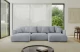 Bezug: Samt, Farbe: Grau - Dream Velvet 202.17, Stellvariante: U-Form, Stoffbeschreibung: Polsterstoff Dream Velvet: Wasserabweisender und leicht zu reinigender Möbelstoff, scheuerfest (30.000 Martindale-Zyklen) lichtecht (6) und pillingarm (4-5), aus 100 % PES, Gewicht 360 g/m2 ±5 %, Materialzusammensetzung: 100% Polyseter, Pilling Resistenz: 4, Abriebfestigkeit: 5, Scheuerbeständigkeit: 100000 Martindale-Zyklen, Ausstattung: Kissen, Zimmer: Wohnzimmer, Tiefe: 177 cm, Breite: 317 cm, Höhe: 72 cm, Länge der Schlaffläche: 303 cm, Breite der Schlaffläche: 158 cm, Liegehöhe: 42 cm, Anzahl der Sitzflächen: 6, Sitzfüllung: Wellenfeder + HR35 und T30-Schaum, Anzahl der Rückenkissen: 7, Art der Rückenkissen: Rückenkissen, Annzahl der Sitzkissen: 3, Anzahl der Zierkissen: 2, Material der Füße: Kunststoff, Höhe der Füße: 5 cm, Farbe der Füße: Schwarz, Tiefe der Armlehnen: 123 cm, Breite der Armlehnen: 7 cm, Höhe der Armlehnen: 60 cm, Breite der Ottomane: 101 cm, Tiefe der Ottomane: 158 cm, Tiefe der Sitzfläche: 114 cm, Sitzhöhe: 42 cm, Art des Stauraumes: Innenfach geschlossen, Schlaffunktion: Mit Schlaffunktion - 1