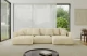 Bezug: Samt, Farbe: Beige - Dream Velvet 202.02, Stellvariante: U-Form, Stoffbeschreibung: Polsterstoff Dream Velvet: Wasserabweisender und leicht zu reinigender Möbelstoff, scheuerfest (30.000 Martindale-Zyklen) lichtecht (6) und pillingarm (4-5), aus 100 % PES, Gewicht 360 g/m2 ±5 %, Materialzusammensetzung: 100% Polyseter, Pilling Resistenz: 4, Abriebfestigkeit: 5, Scheuerbeständigkeit: 100000 Martindale-Zyklen, Ausstattung: Kissen, Zimmer: Wohnzimmer, Tiefe: 177 cm, Breite: 317 cm, Höhe: 72 cm, Länge der Schlaffläche: 303 cm, Breite der Schlaffläche: 158 cm, Liegehöhe: 42 cm, Anzahl der Sitzflächen: 6, Sitzfüllung: Wellenfeder + HR35 und T30-Schaum, Anzahl der Rückenkissen: 7, Art der Rückenkissen: Rückenkissen, Annzahl der Sitzkissen: 3, Anzahl der Zierkissen: 2, Material der Füße: Kunststoff, Höhe der Füße: 5 cm, Farbe der Füße: Schwarz, Tiefe der Armlehnen: 123 cm, Breite der Armlehnen: 7 cm, Höhe der Armlehnen: 60 cm, Breite der Ottomane: 101 cm, Tiefe der Ottomane: 158 cm, Tiefe der Sitzfläche: 114 cm, Sitzhöhe: 42 cm, Art des Stauraumes: Innenfach geschlossen, Schlaffunktion: Mit Schlaffunktion - 1