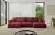 Bezug: Samt, Farbe: Bordeauxrot - Dream Velvet 202.11, Stellvariante: U-Form, Stoffbeschreibung: Polsterstoff Dream Velvet: Wasserabweisender und leicht zu reinigender Möbelstoff, scheuerfest (30.000 Martindale-Zyklen) lichtecht (6) und pillingarm (4-5), aus 100 % PES, Gewicht 360 g/m2 ±5 %, Materialzusammensetzung: 100% Polyseter, Pilling Resistenz: 4, Abriebfestigkeit: 5, Scheuerbeständigkeit: 100000 Martindale-Zyklen, Ausstattung: Kissen, Zimmer: Wohnzimmer, Tiefe: 177 cm, Breite: 317 cm, Höhe: 72 cm, Länge der Schlaffläche: 303 cm, Breite der Schlaffläche: 158 cm, Liegehöhe: 42 cm, Anzahl der Sitzflächen: 6, Sitzfüllung: Wellenfeder + HR35 und T30-Schaum, Anzahl der Rückenkissen: 7, Art der Rückenkissen: Rückenkissen, Annzahl der Sitzkissen: 3, Anzahl der Zierkissen: 2, Material der Füße: Kunststoff, Höhe der Füße: 5 cm, Farbe der Füße: Schwarz, Tiefe der Armlehnen: 123 cm, Breite der Armlehnen: 7 cm, Höhe der Armlehnen: 60 cm, Breite der Ottomane: 101 cm, Tiefe der Ottomane: 158 cm, Tiefe der Sitzfläche: 114 cm, Sitzhöhe: 42 cm, Art des Stauraumes: Innenfach geschlossen, Schlaffunktion: Mit Schlaffunktion - 1
