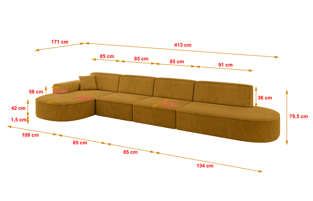 Ecksofa MARI-L3 - 4
