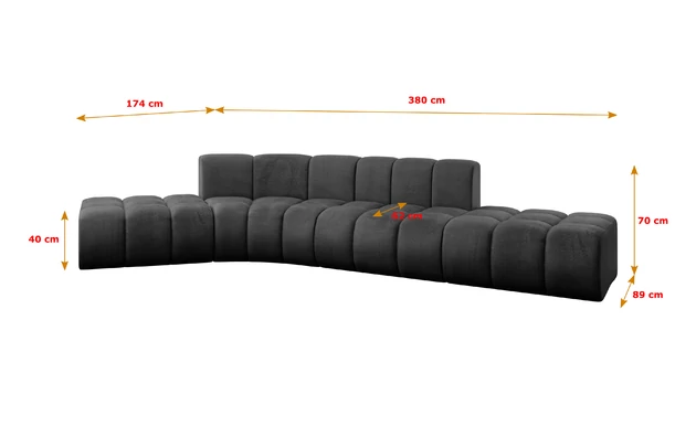 Ecksofa Solven-L1 - 5