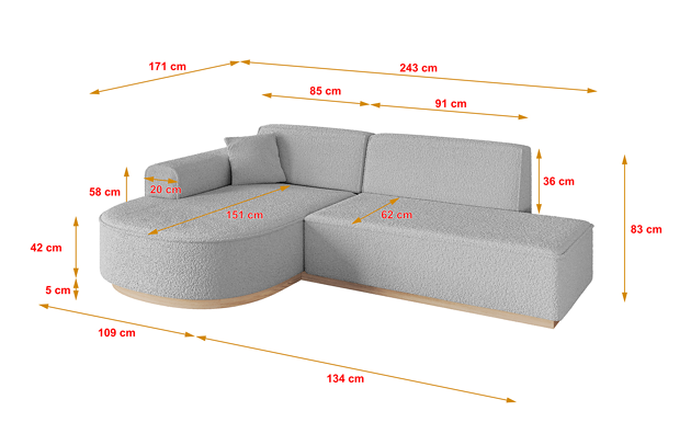 Ecksofa ARRIO-L1 - 4