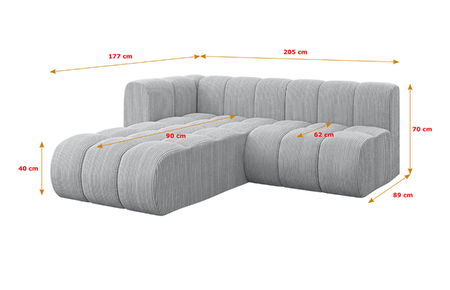 Ecksofa Darnel-L1 - 5