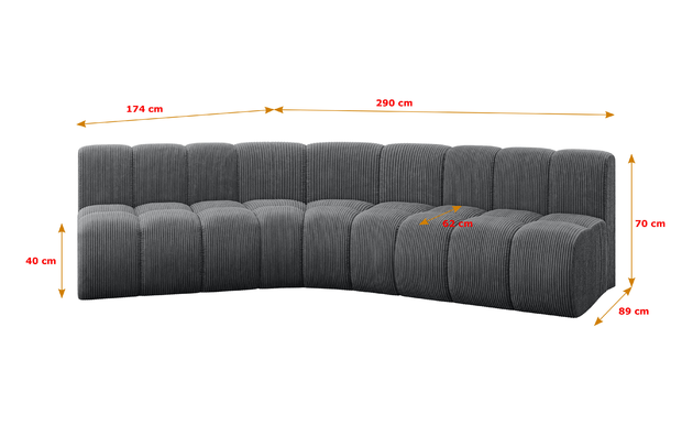 Ecksofa Montra-L1 - 5