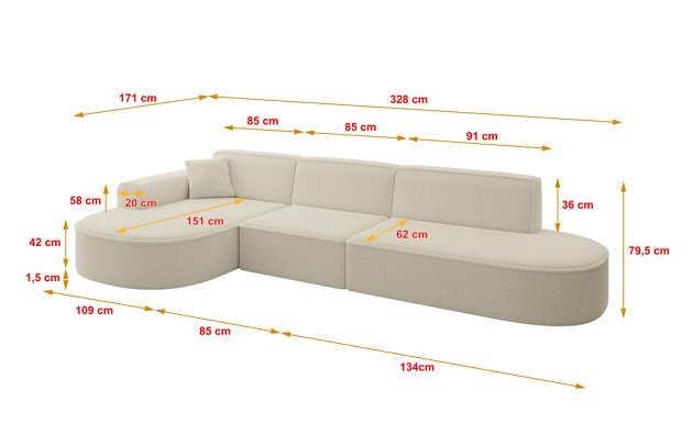 Ecksofa MARI-L2 - 4