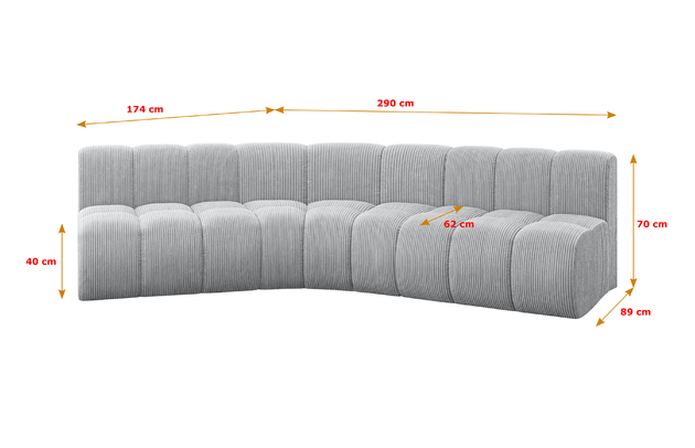 Ecksofa Montra-L1 - 5