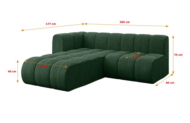 Ecksofa Darnel-L1 - 4