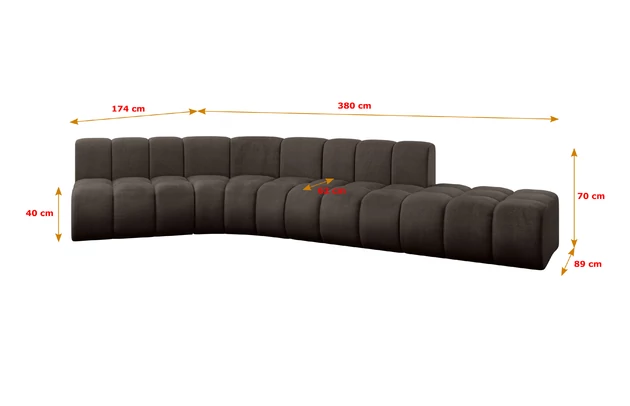 Ecksofa Brilo-L1 - 5