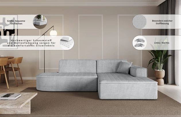 Ecksofa IREA-L1-v4 - 6