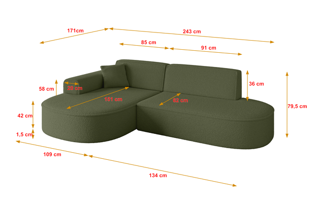 Ecksofa MARI-L1 - 4