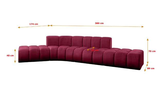 Ecksofa Solven-L1 - 5