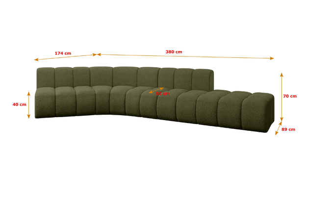 Ecksofa Brilo-L1 - 5