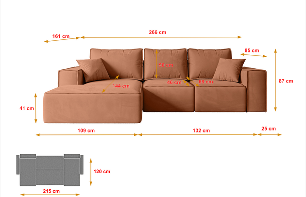 Ecksofa SERRA-L - 6