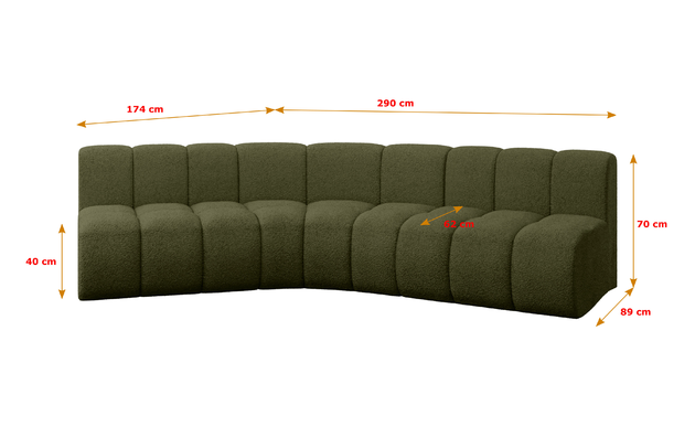 Ecksofa Montra-L1 - 5