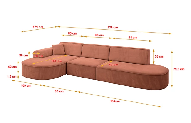 Ecksofa MARI-L2 - 4