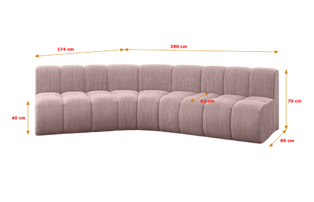 Ecksofa Montra-L1 - 5