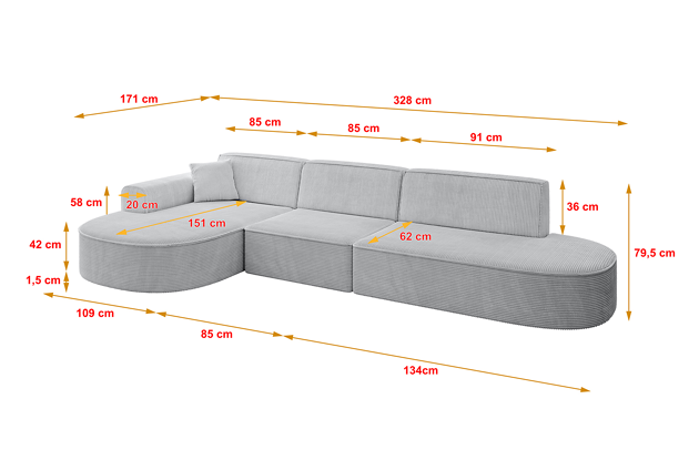 Ecksofa MARI-L2 - 4