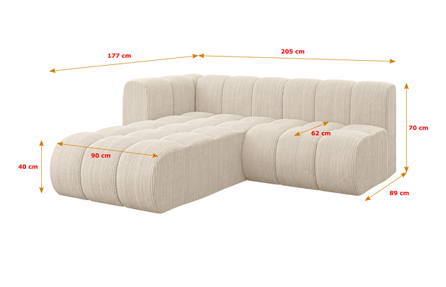 Ecksofa Darnel-L1 - 4