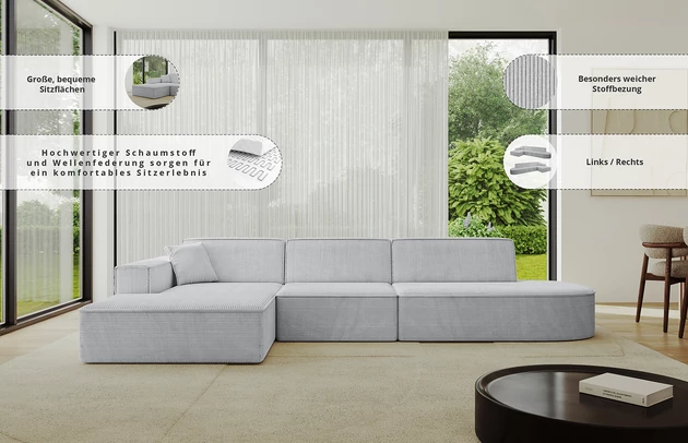 Ecksofa IREA-L2-v4 - 6