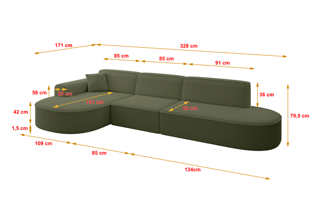 Ecksofa MARI-L2 - 4
