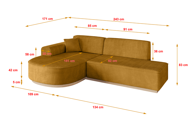 Ecksofa ARRIO-L1 - 4