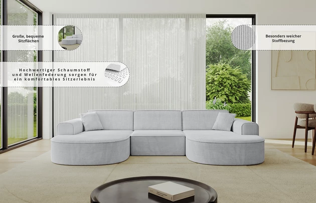 Wohnlandschaft MARI-U1 - 6