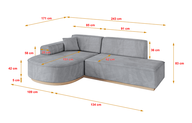 Ecksofa ARRIO-L1 - 4